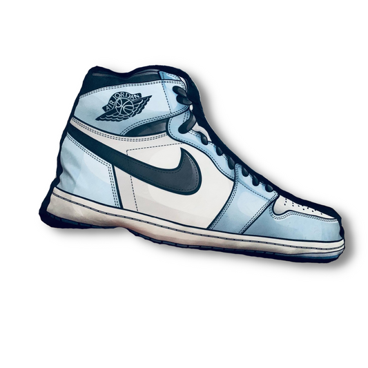 University Blue Sneaker Pillow